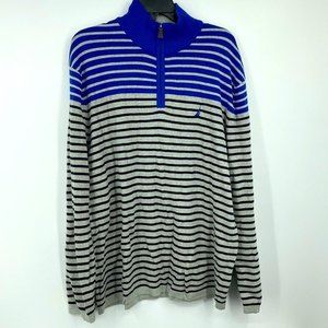 Nautica Quarter Zip Sweater NWT
